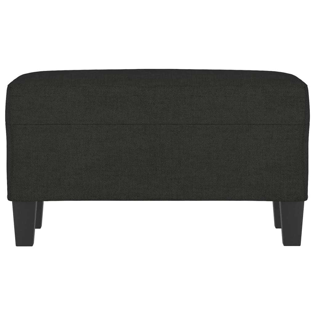Banco 70x35x41 cm tecido preto
