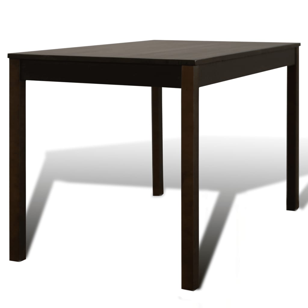 Conjunto mesa com 4 cadeiras / madeira - marrom