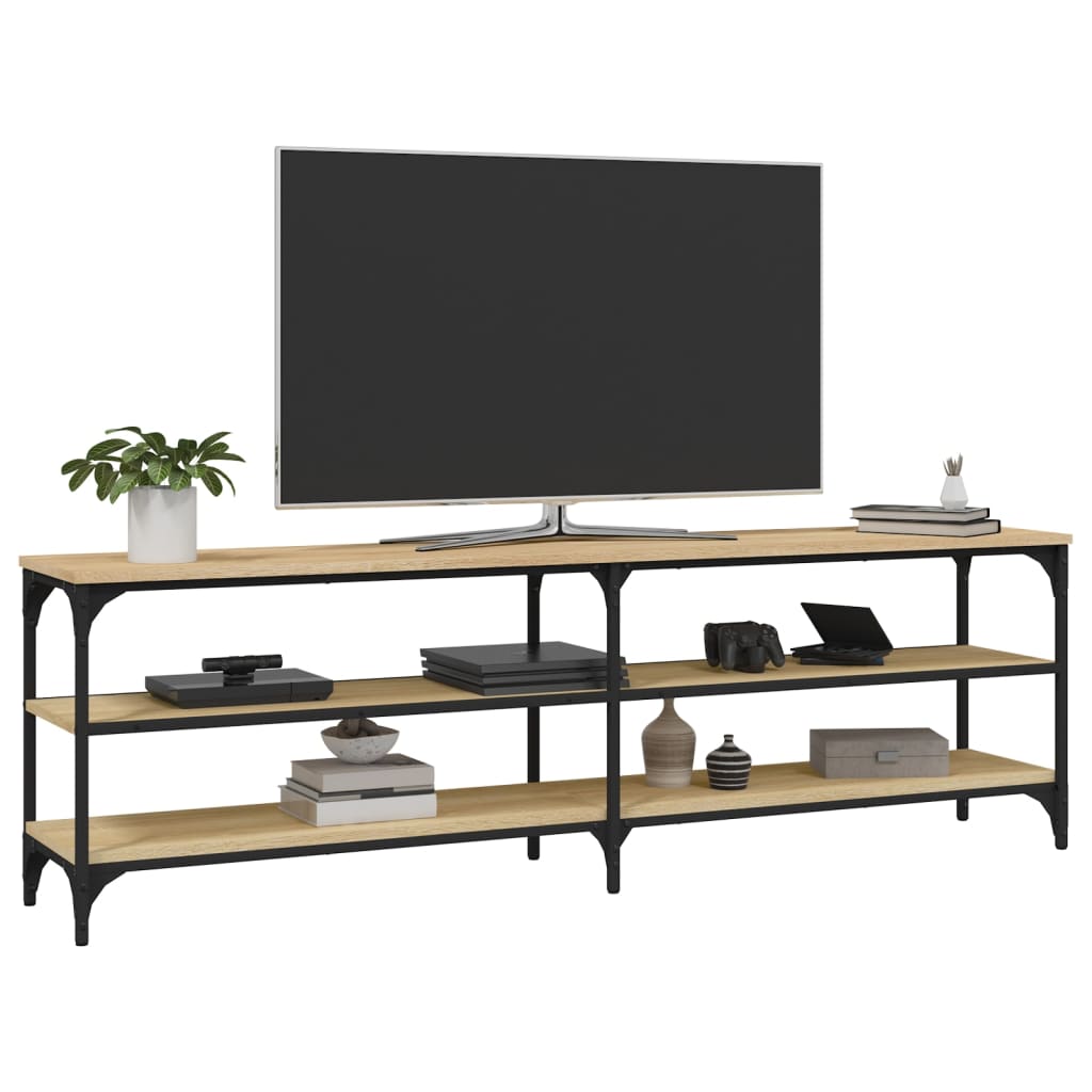 Móvel para TV 160x30x50 cm derivados de madeira carvalho sonoma