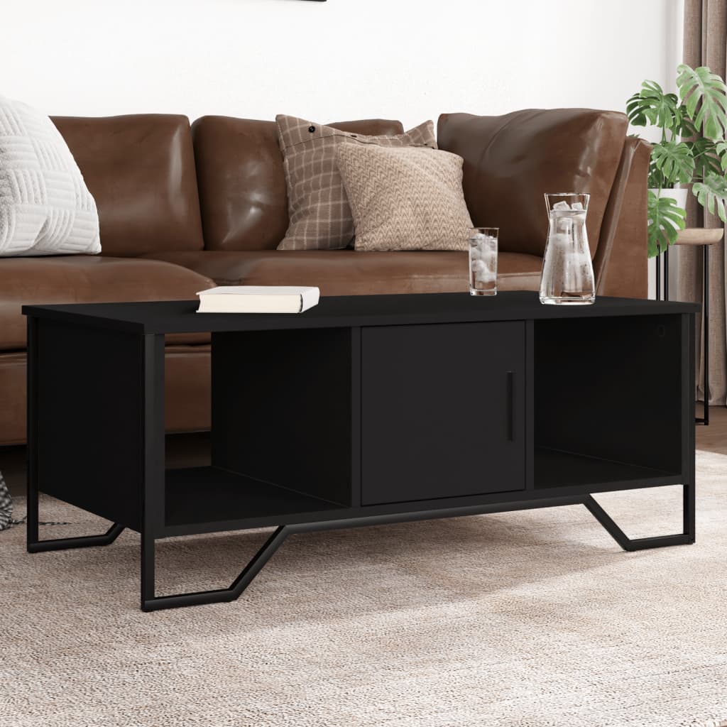 Mesa de centro 100x51x40 cm derivados de madeira preto