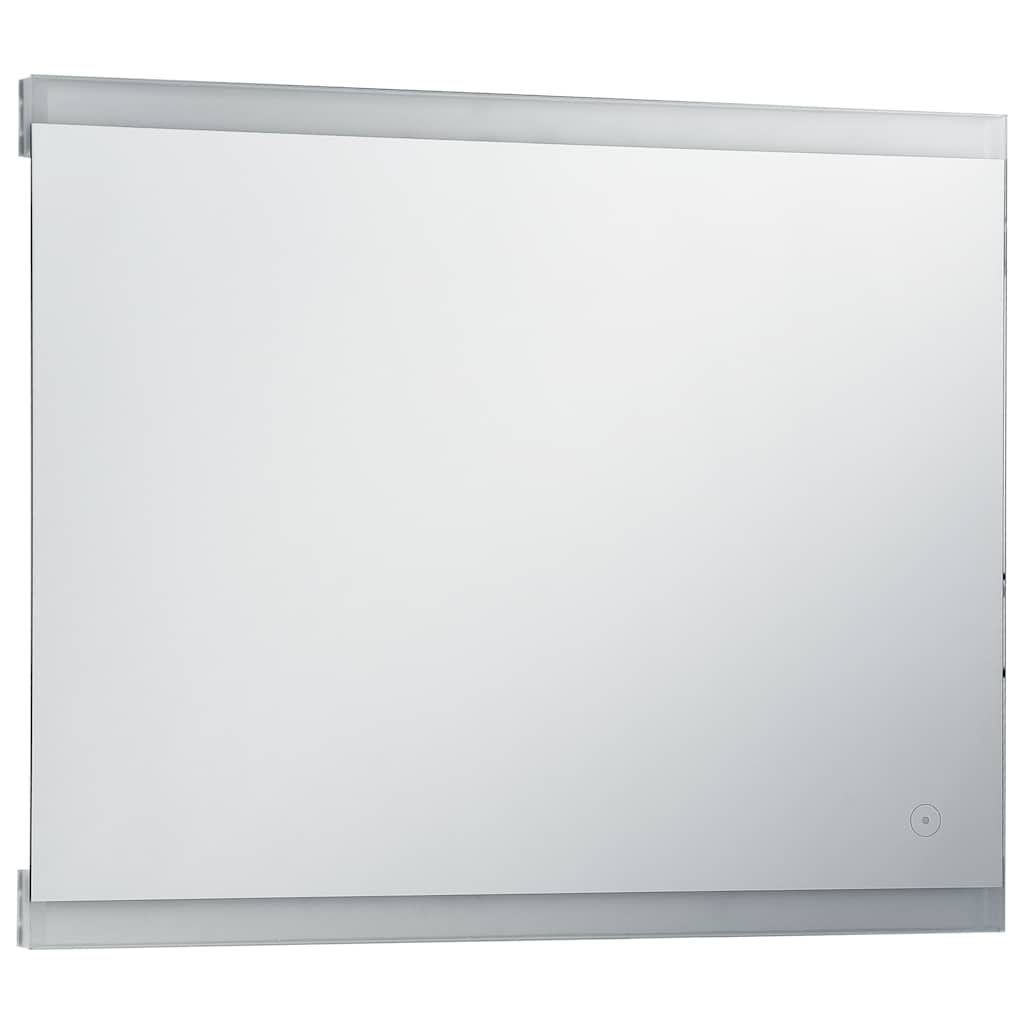 Espelho de parede LED c/ sensor tátil casa de banho 80x60 cm