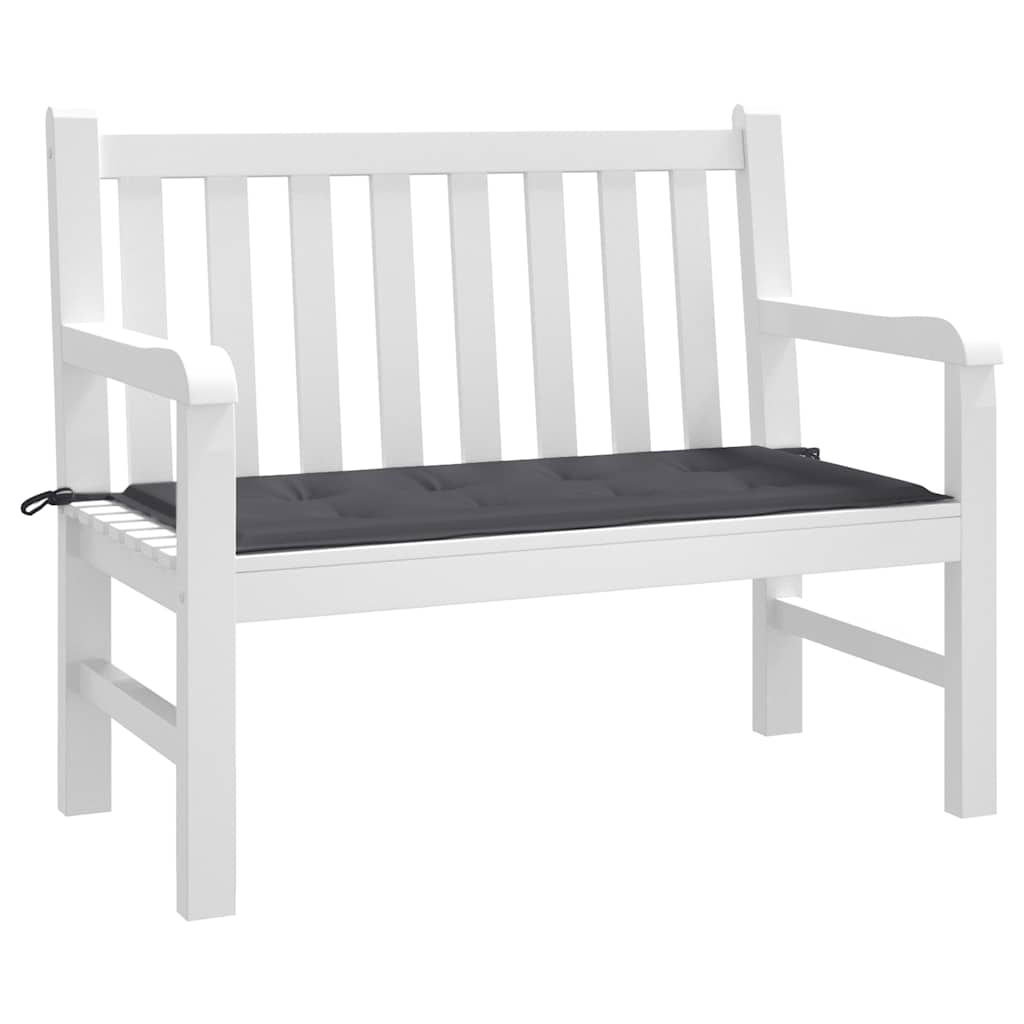 Almofadão p/ banco de jardim 100x50x3cm tecido oxford antracite