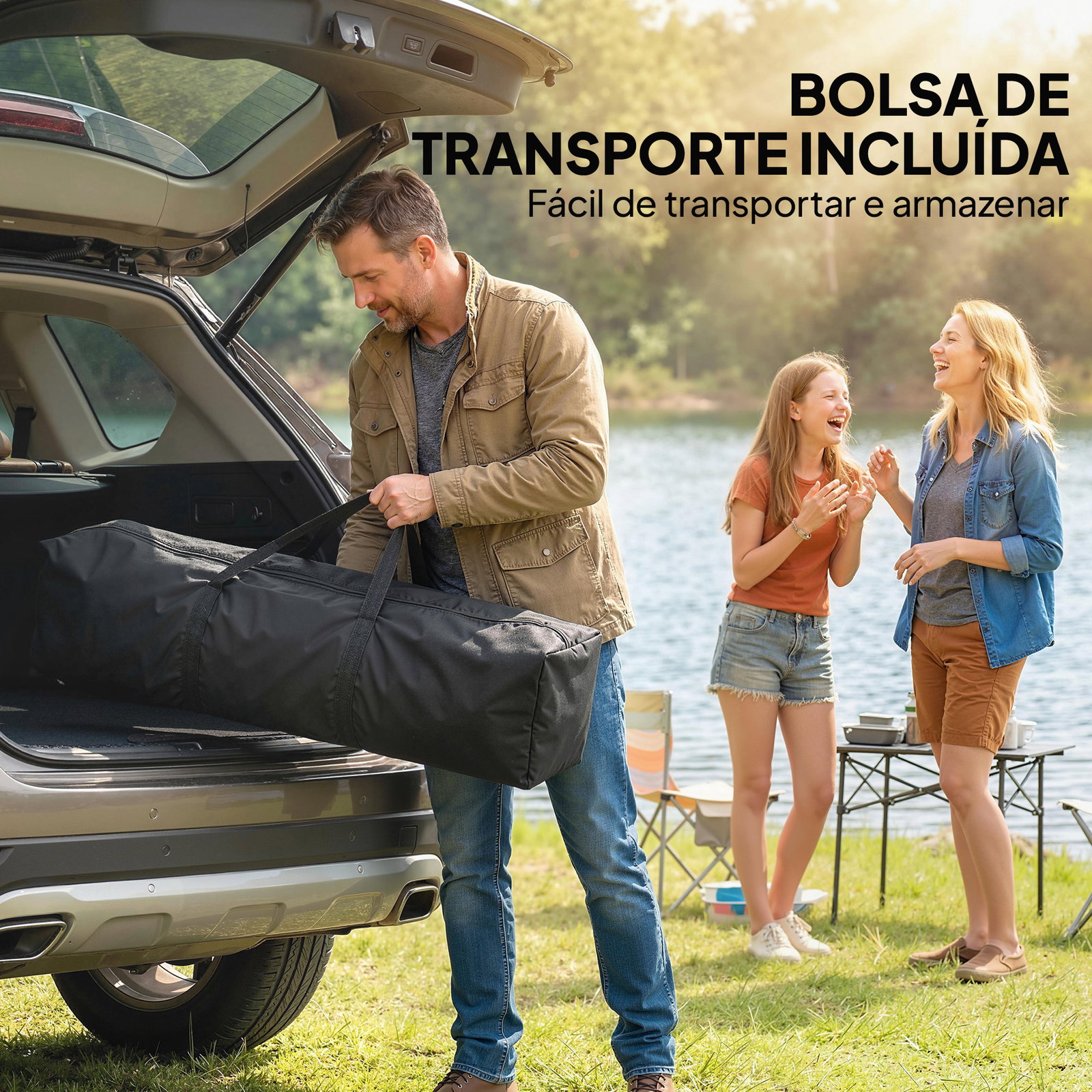 Tenda dobrável 3x3 m pop-up com upf50+ 4 laterais removíveis altura ajustável e bolsa de transporte verde