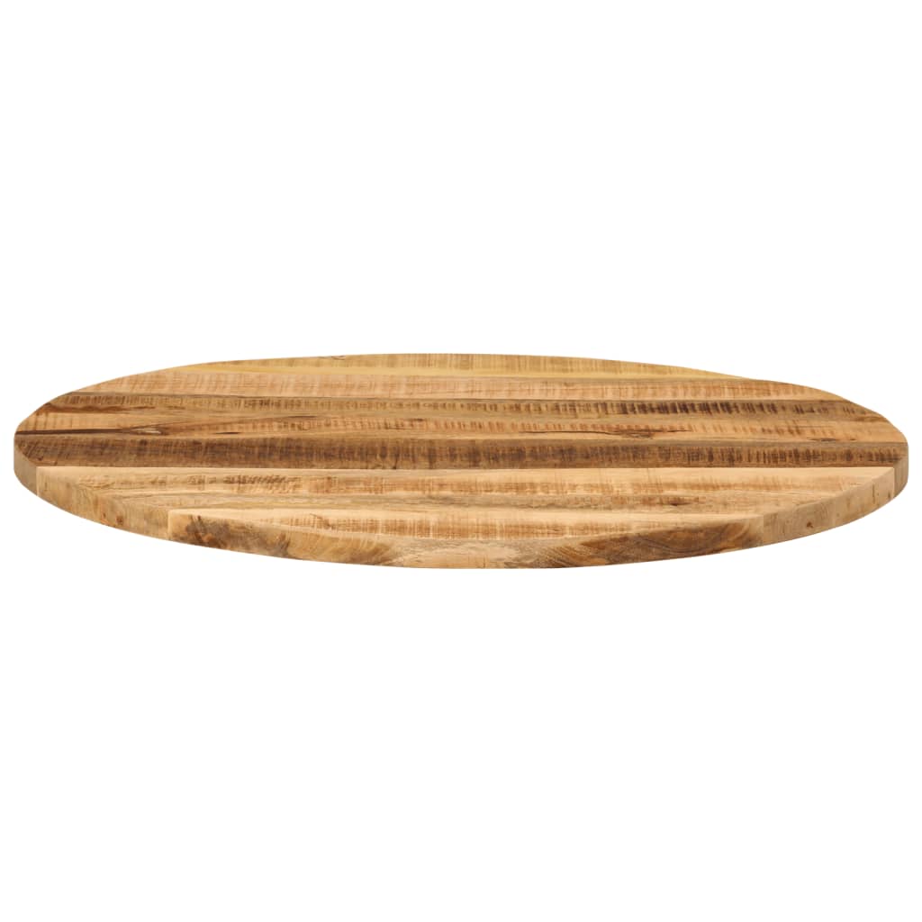 Tampo de mesa redondo ø70x1,5cm madeira mangueira áspera maciça