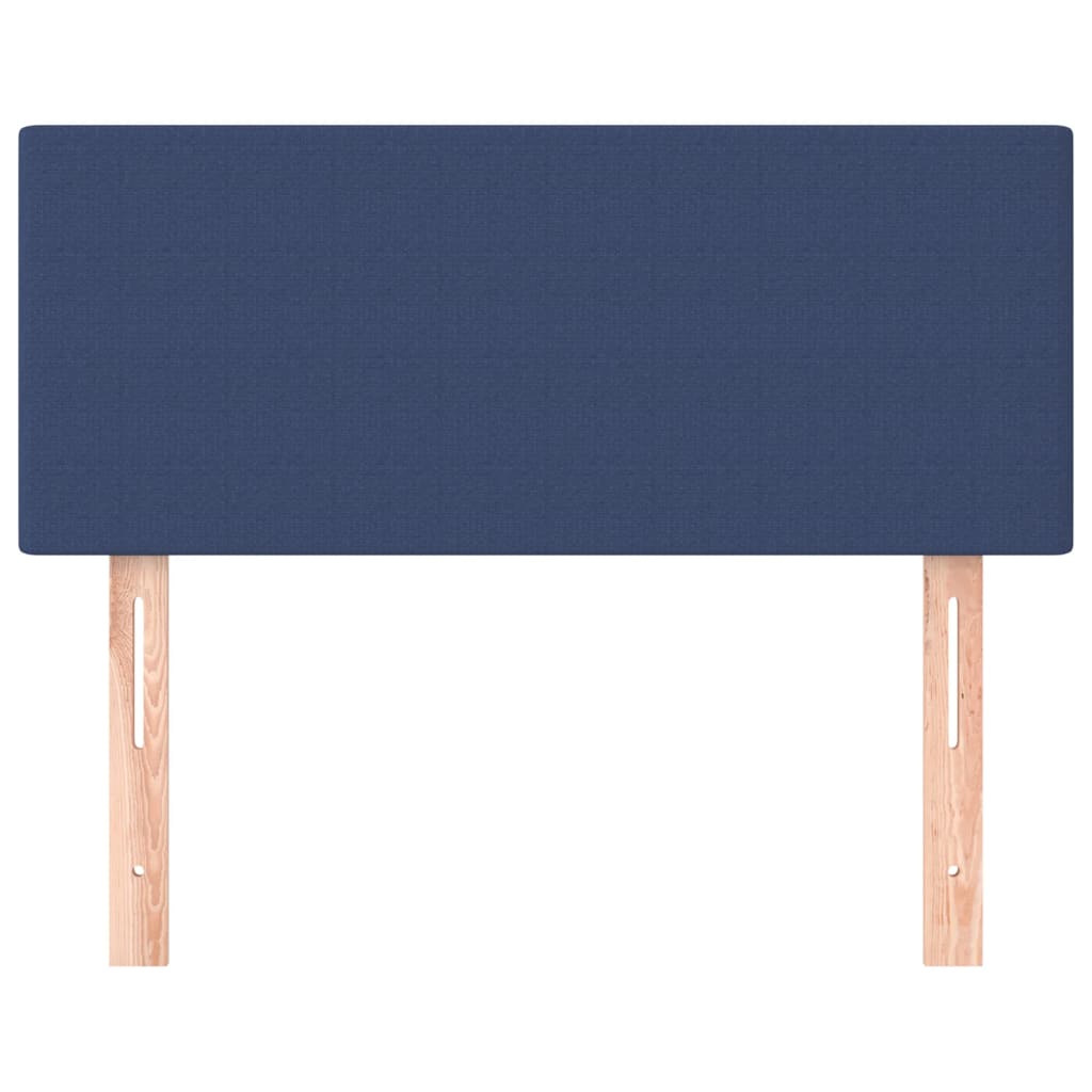 Cabeceira de cama tecido 90x5x78/88 cm azul
