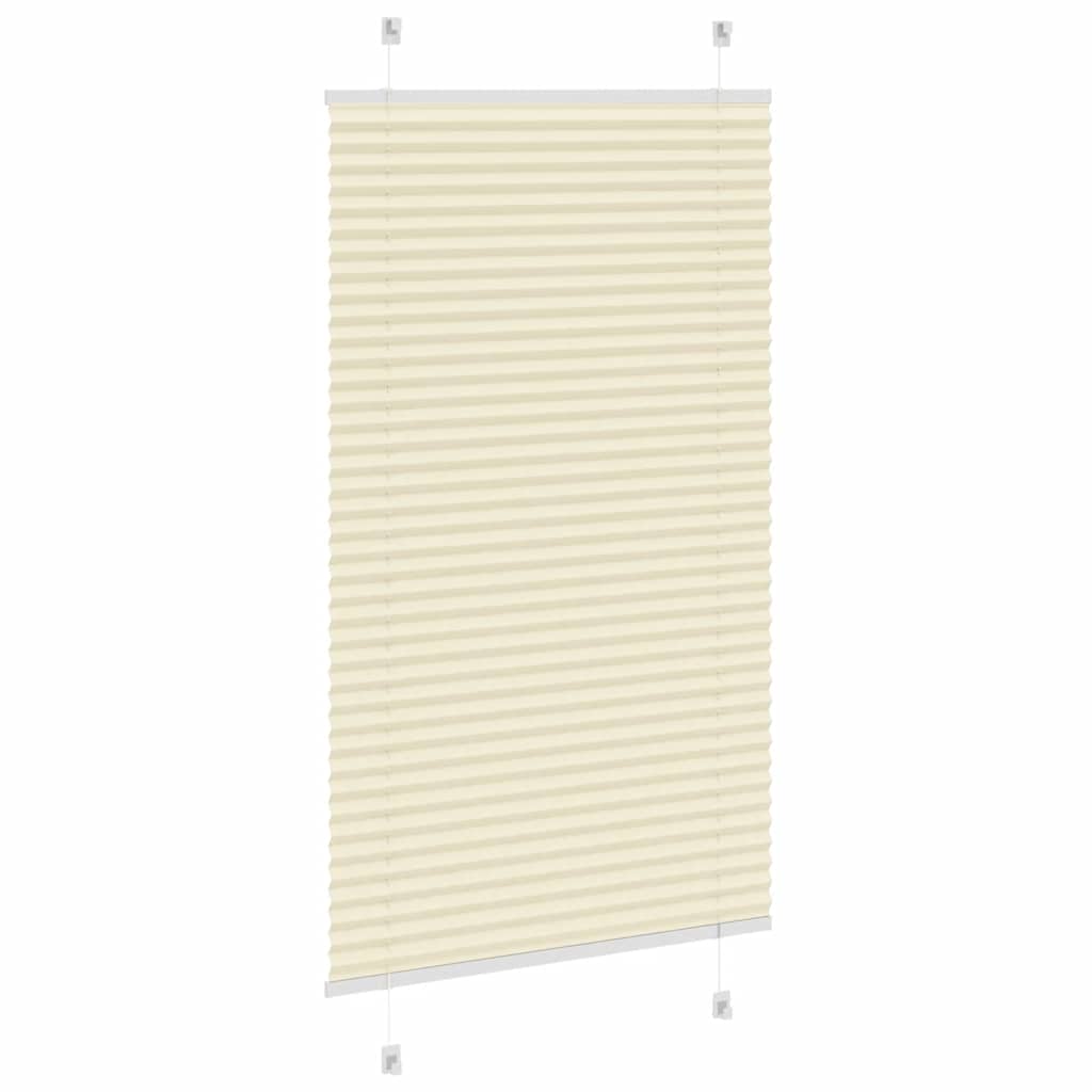 Creme plissada cega 70x150 cm largura tecido 69,4 cm poliéster