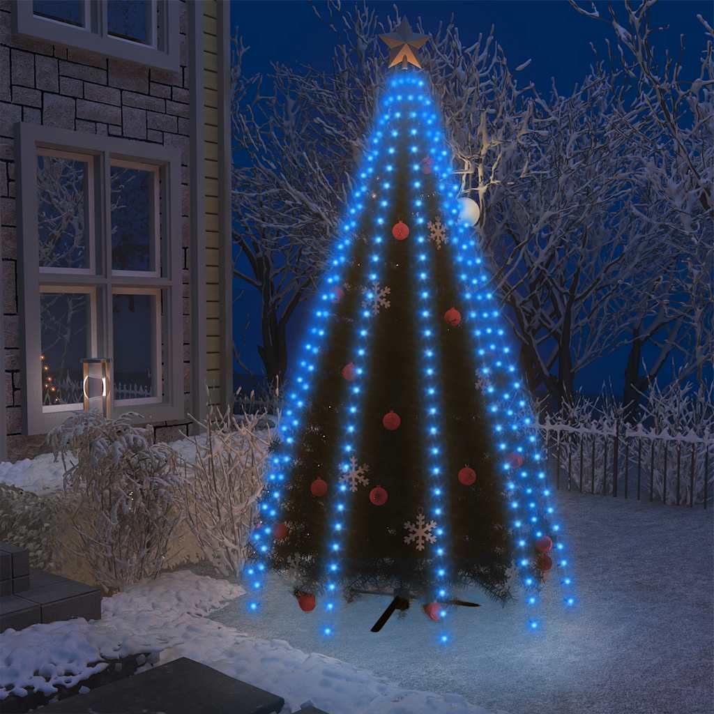 Cordão de luzes para árvore de natal 250 luzes LED 250 cm