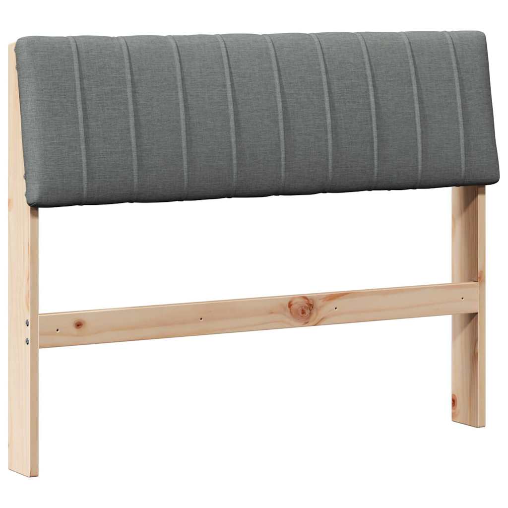 Cabeceira estofada cinza escuro 100 cm