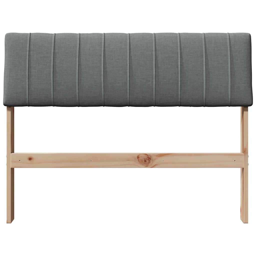 Cabeceira estofada cinza escuro 100 cm