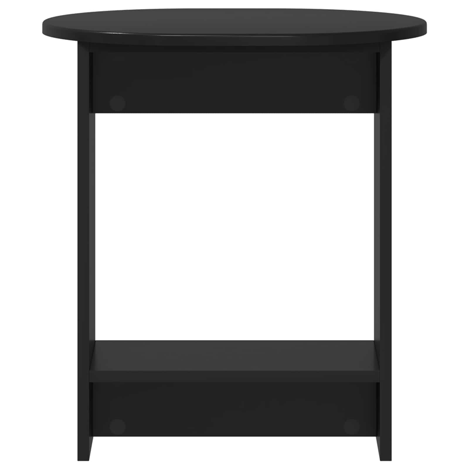 Mesa lateral preto 50 x 39,5 x 55 cm derivados de madeira