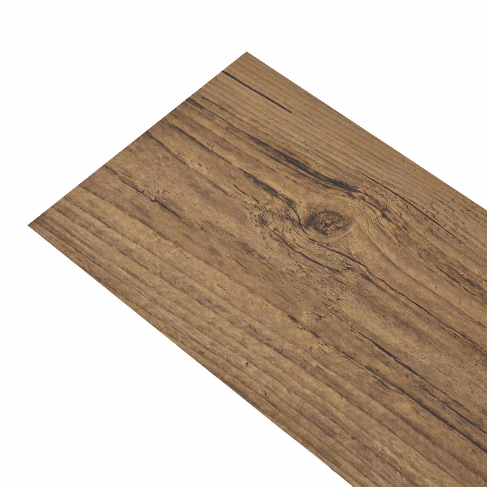 Pranchas de piso marrom noz 5,02 m² 36 unid. PVC