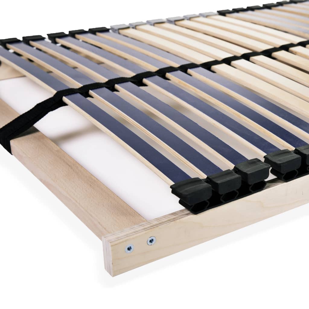 Estrados de ripas 2 pcs com 42 ripas 7 zonas 70x200 cm