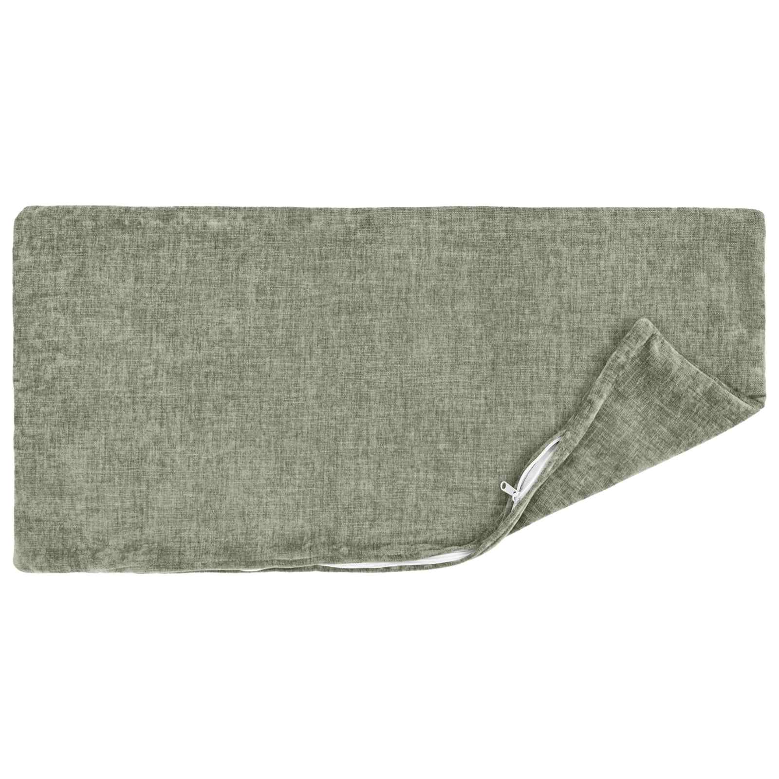 Capa almofada 6 unid. heerlen verde 30 x 50 cm tecido chenille