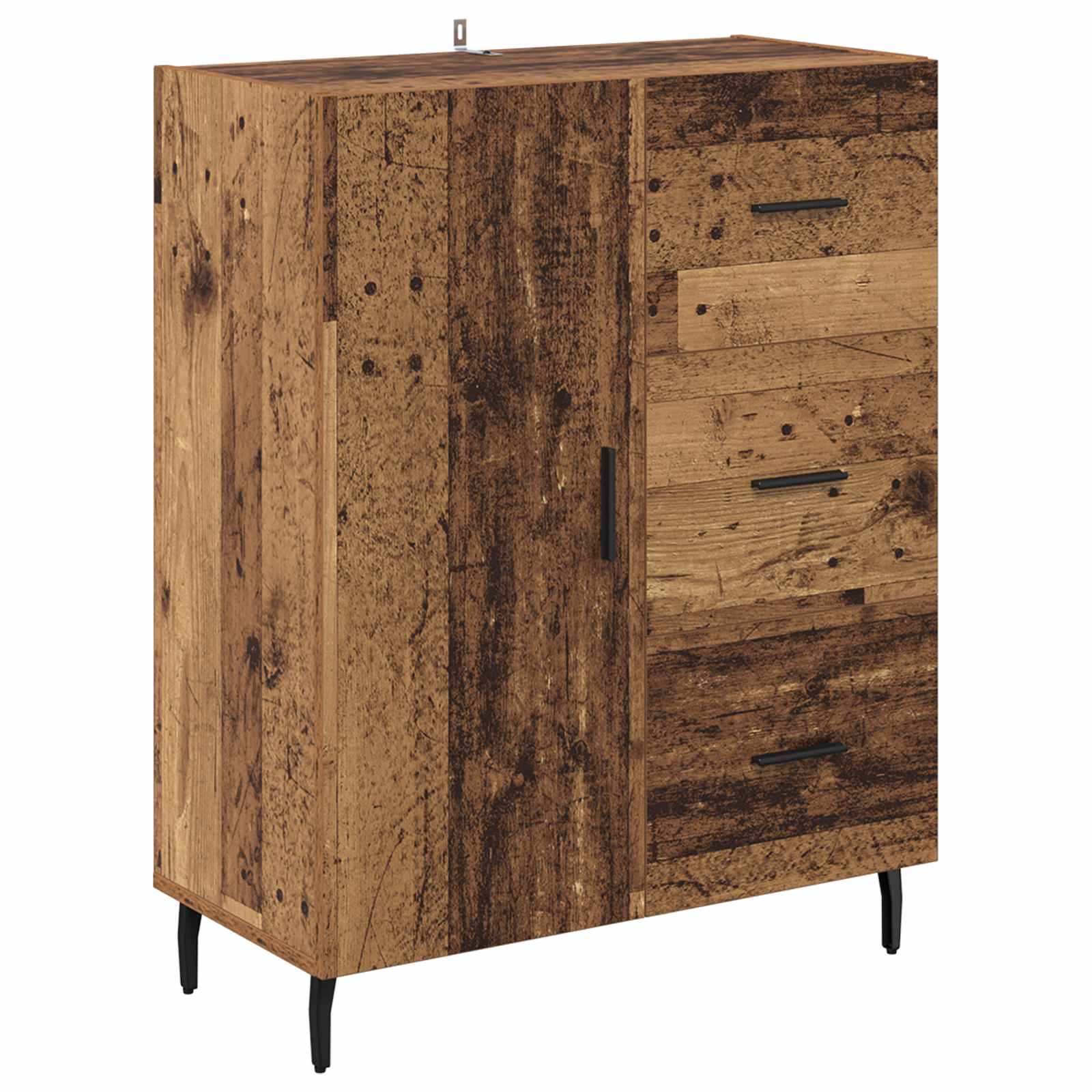 Buffet com gaveta madeira antiga 69,5 x 34 x 90 cm