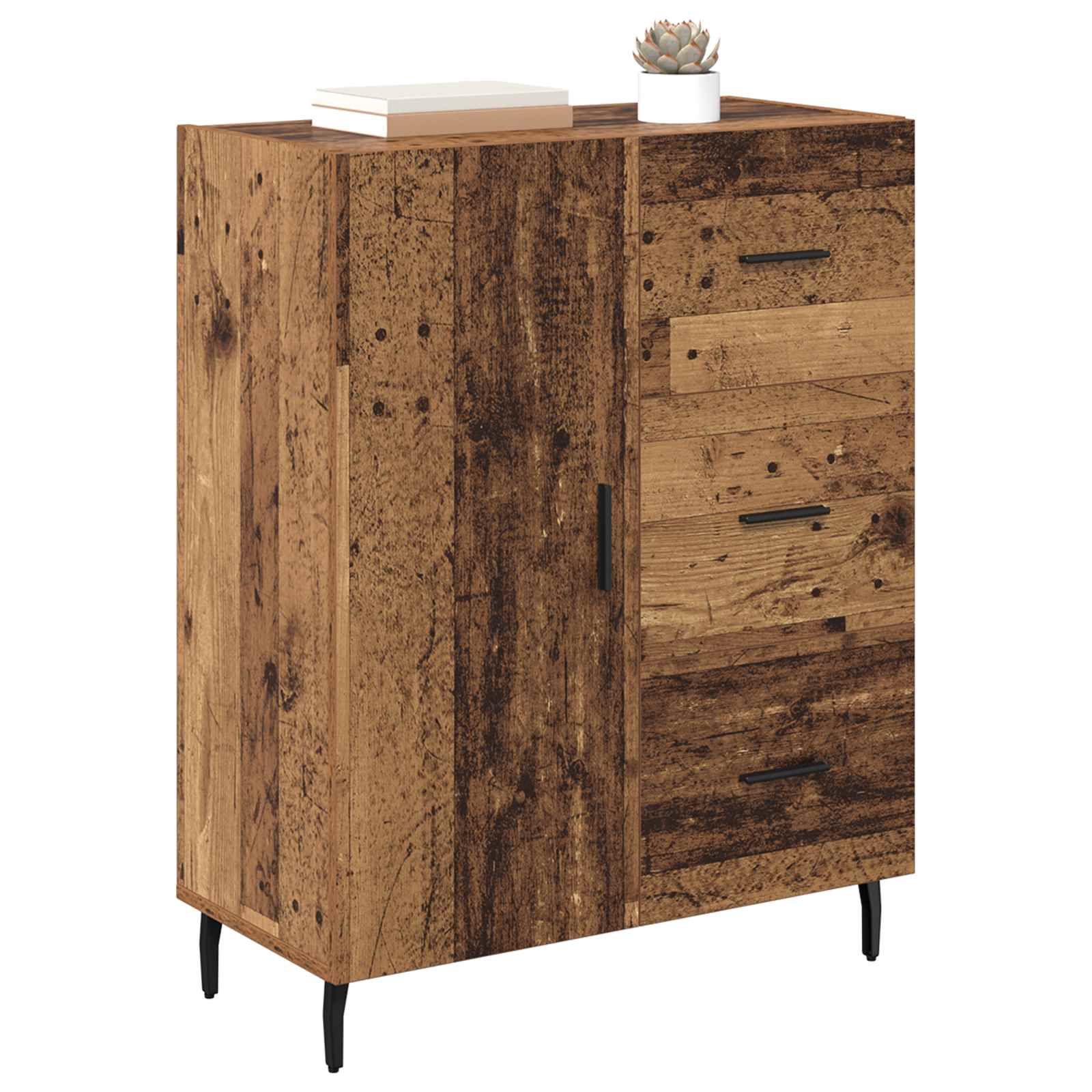 Buffet com gaveta madeira antiga 69,5 x 34 x 90 cm