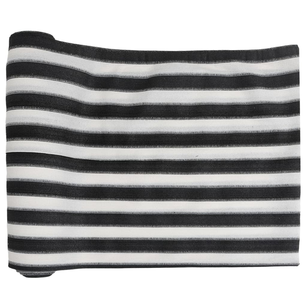 Rede de privacidade pead 150 g/m² 1x10 m antracite e branco