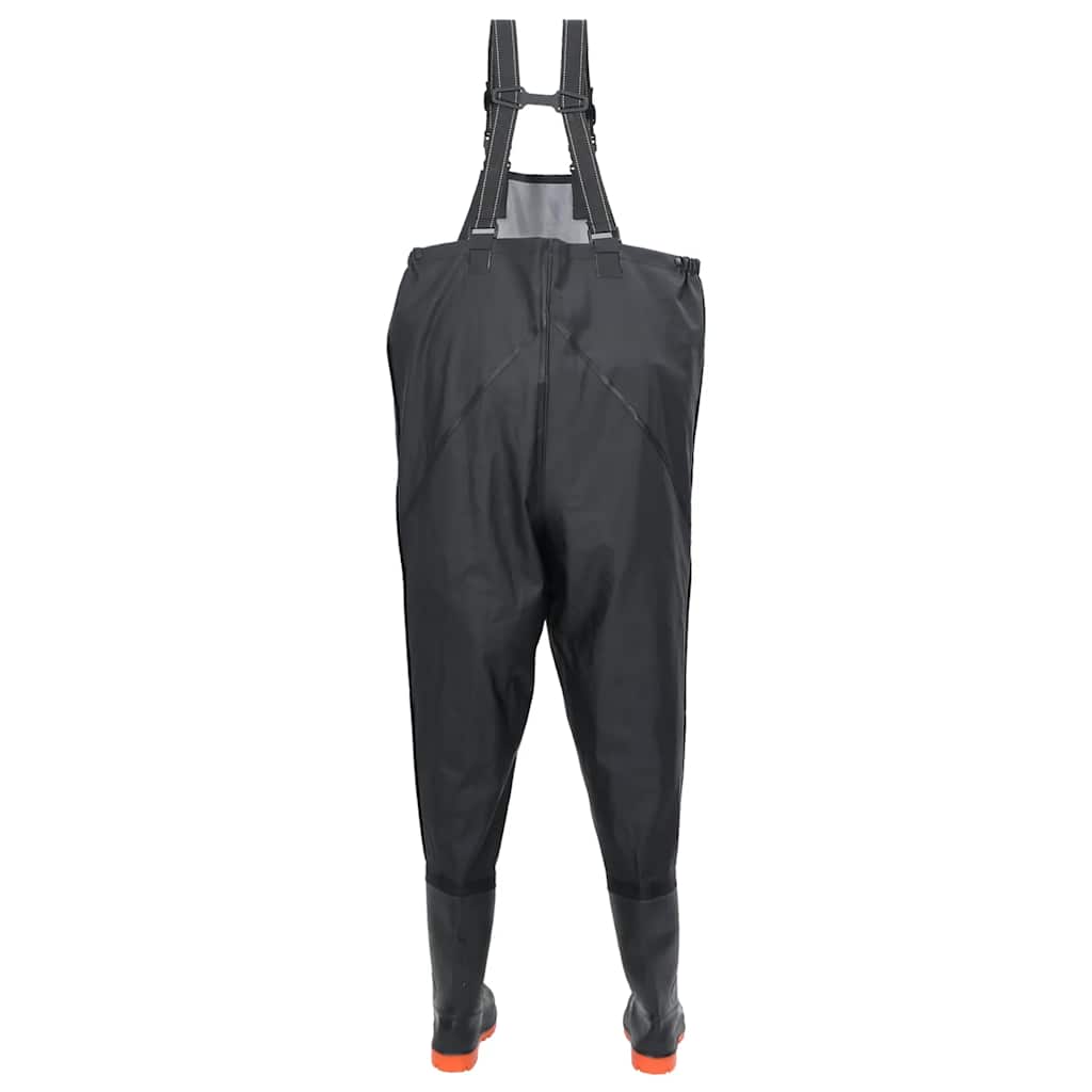 Jardineiras com botas tamanho 41 preto