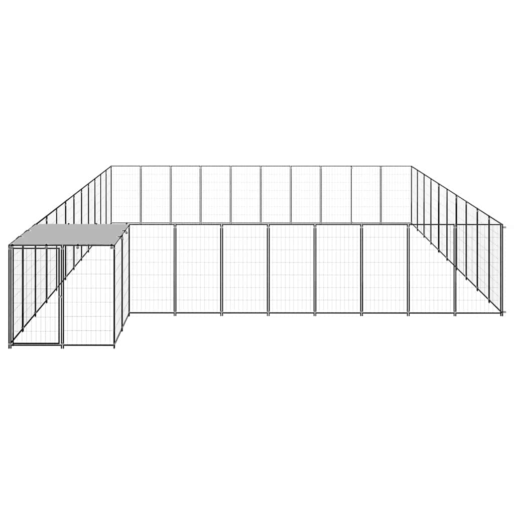 Canil 31,46 m² aço preto
