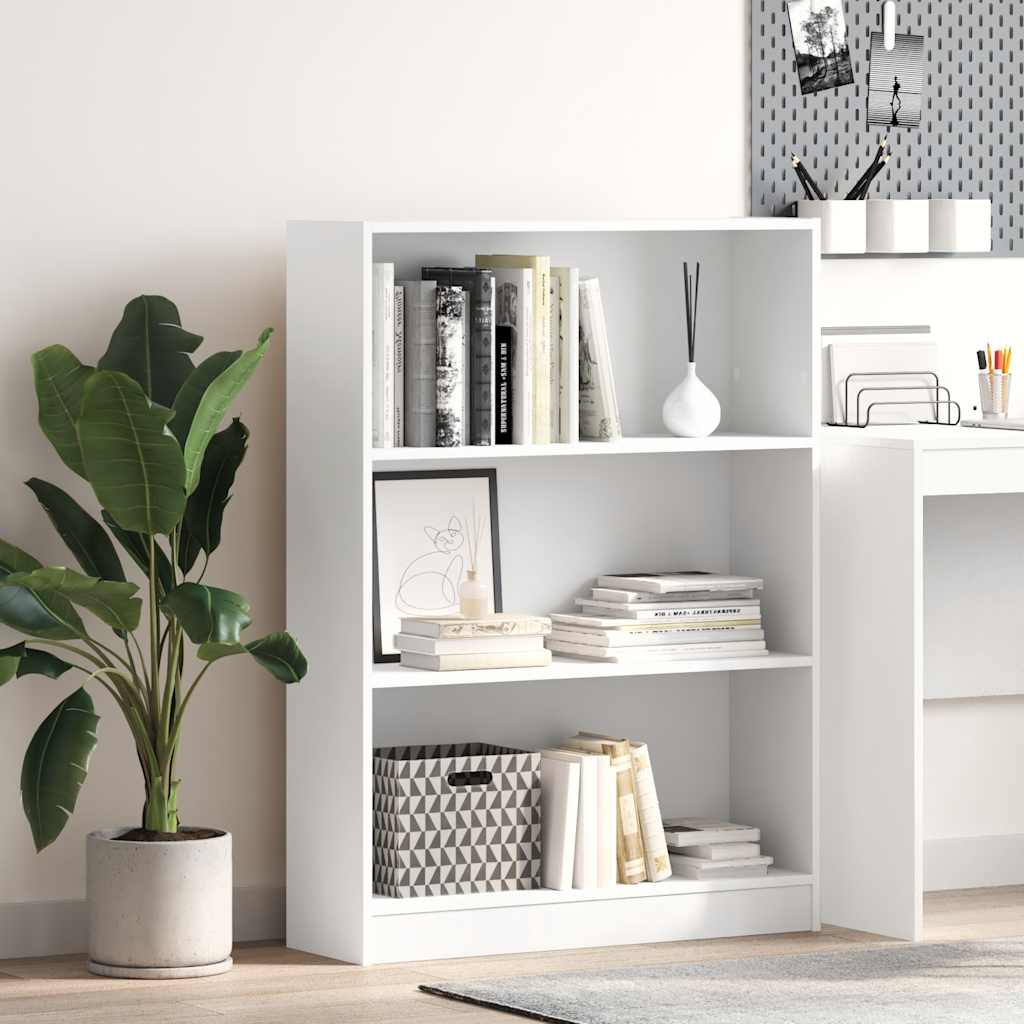 Estante 80x24x109 cm derivados de madeira branco