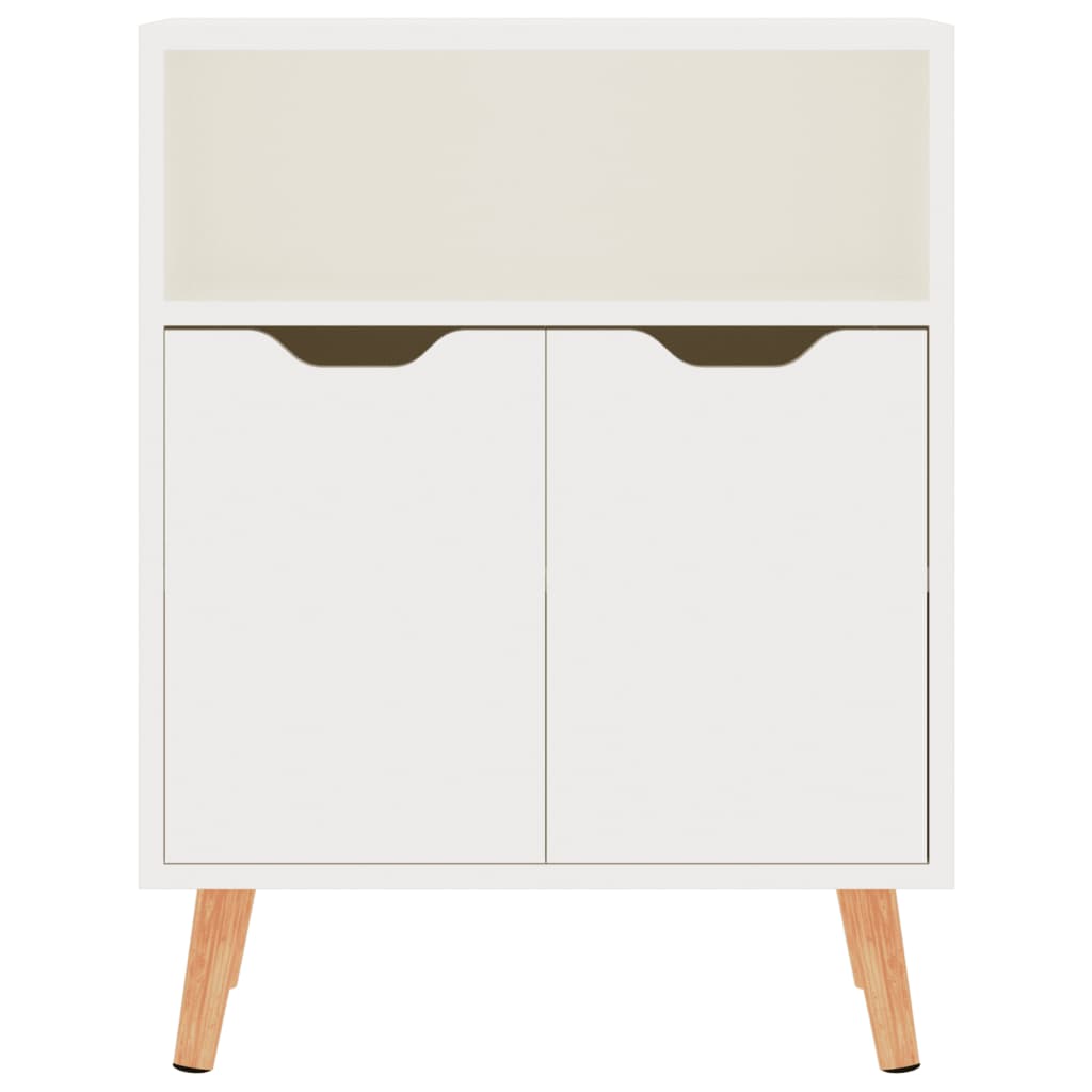 Aparador 60x30x72 cm derivados de madeira branco brilhante