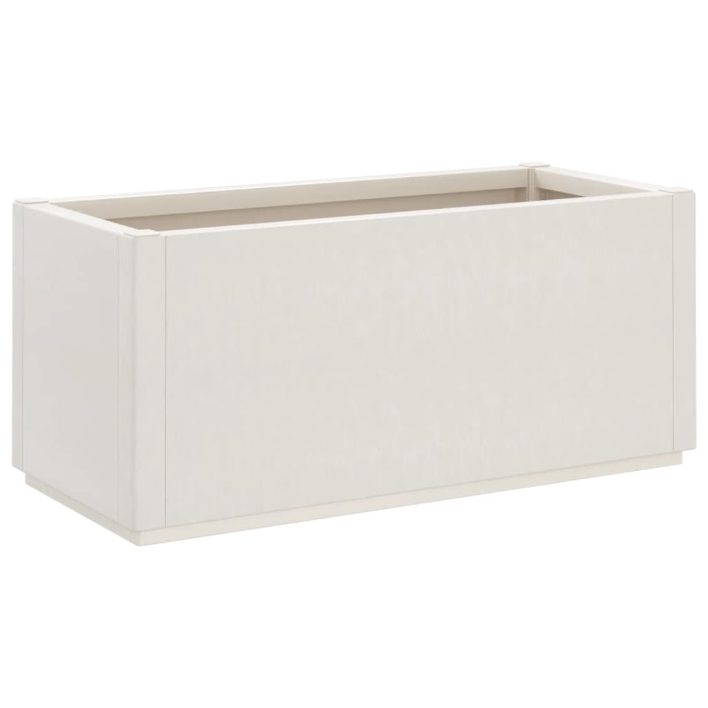 Vaso/floreira 80x36x35 cm PP branco