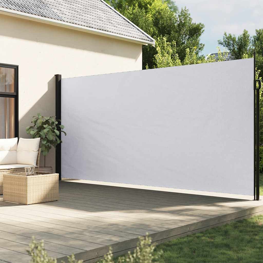 Toldo lateral retrátil 220x500 cm branco
