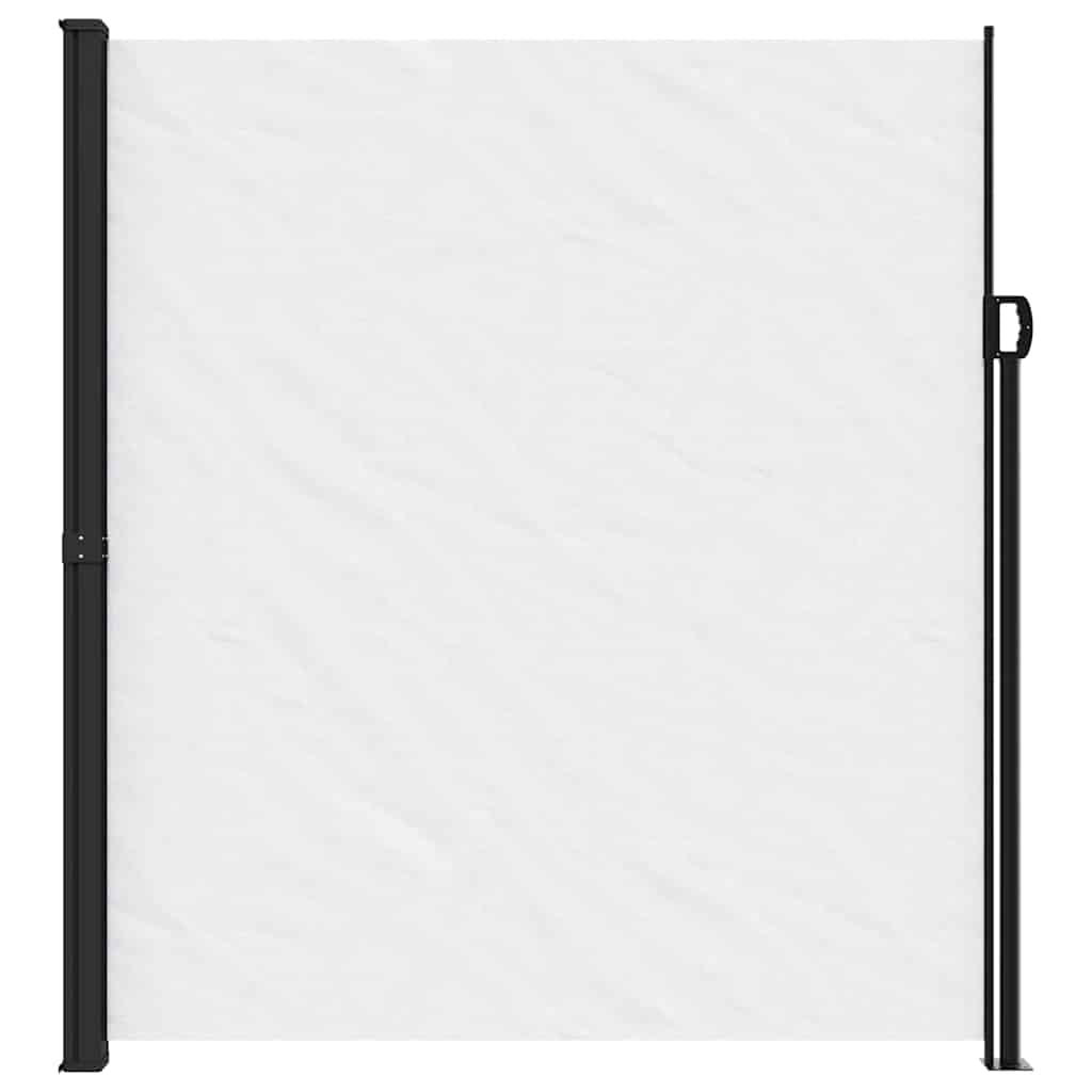 Toldo lateral retrátil 220x500 cm branco