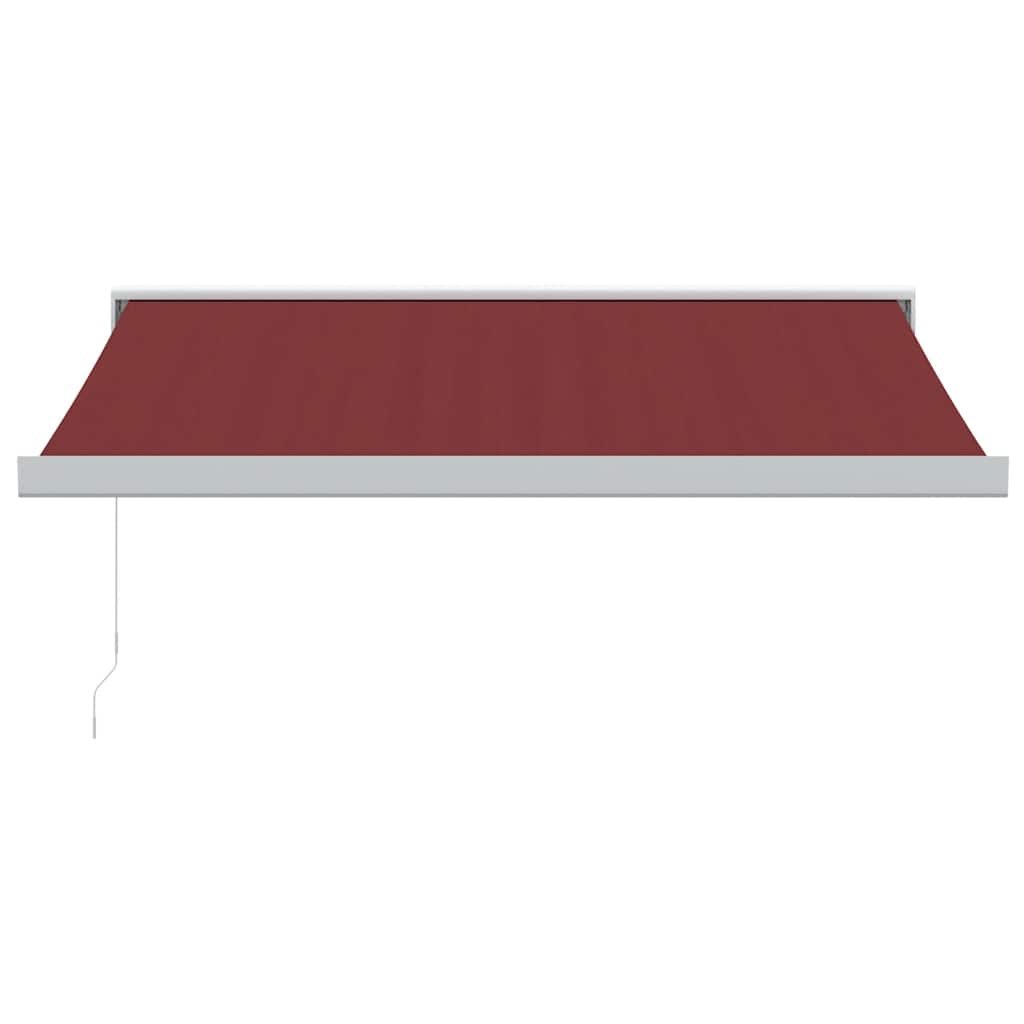 Toldo retrátil manual 350x250 cm bordô