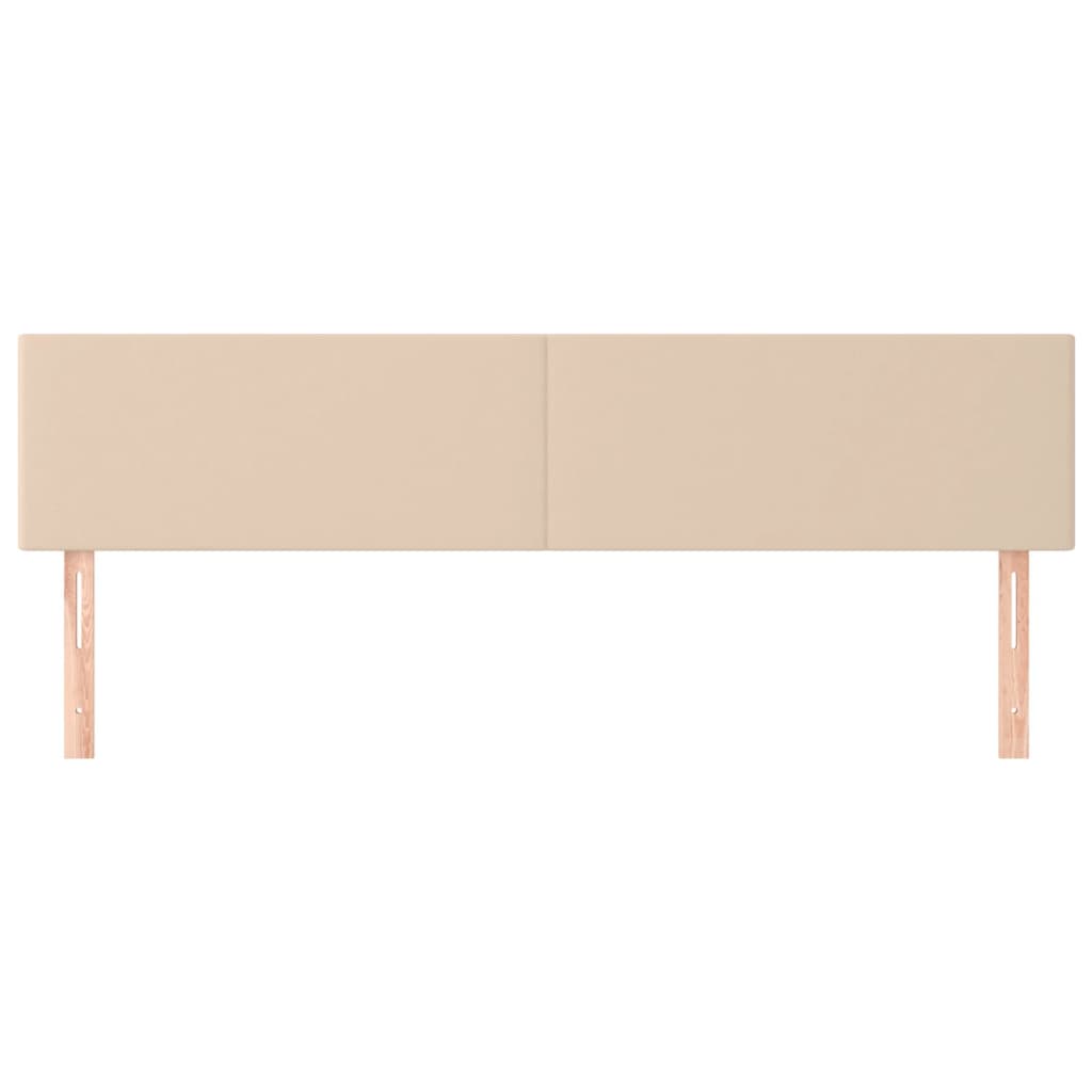 Cabeceiras cappuccino 200x5x78/88 cm couro artificial