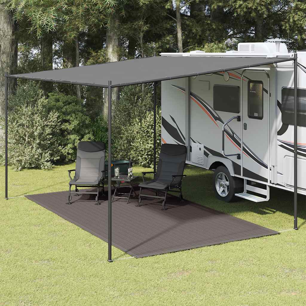 Tapete de campismo para tenda 250x450 cm antracite