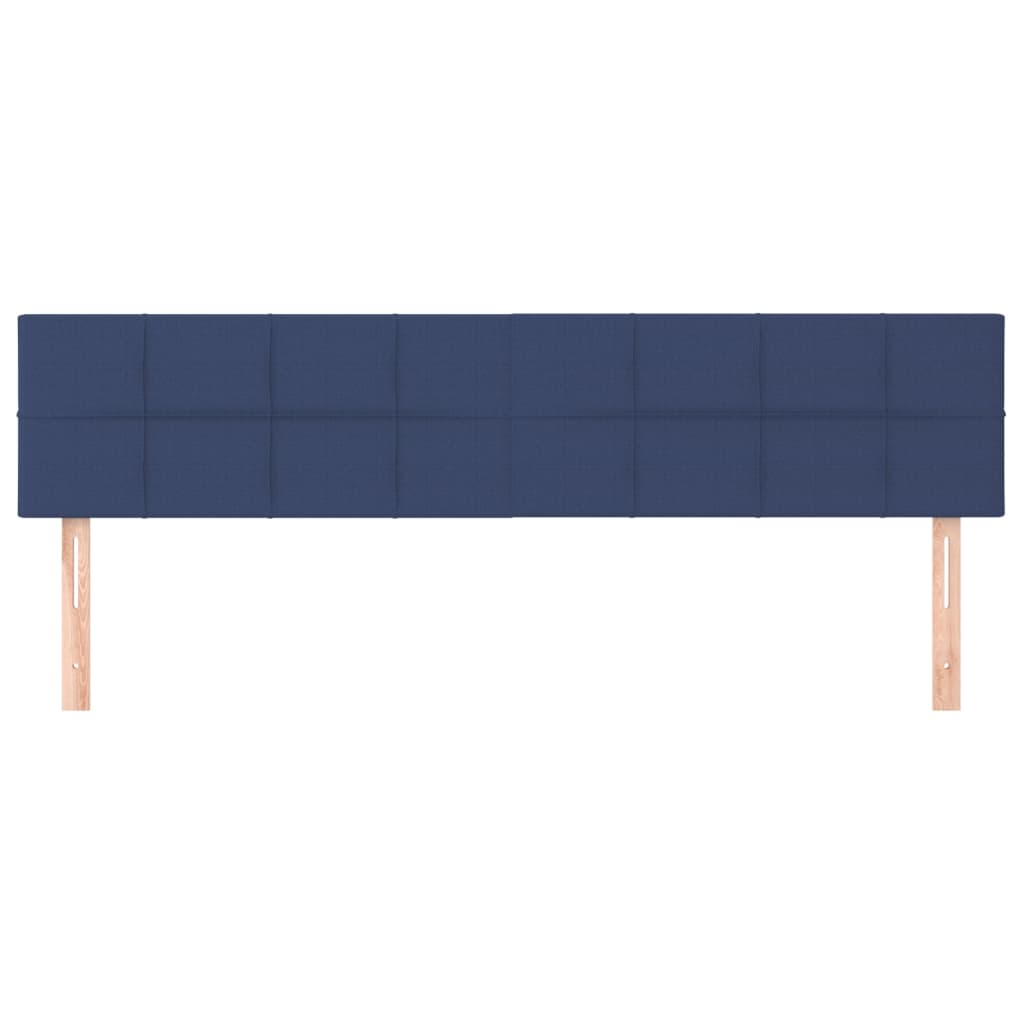 Cabeceiras azul 160x5x78/88 cm tecido