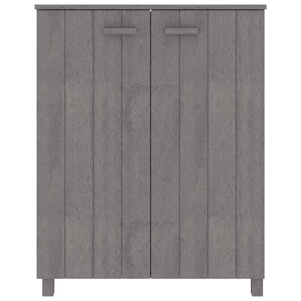 Sapateira hamar 85x40x108 cm pinho maciço cinza-claro