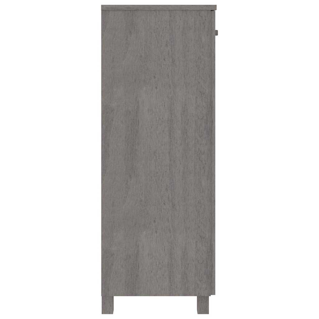 Sapateira hamar 85x40x108 cm pinho maciço cinza-claro