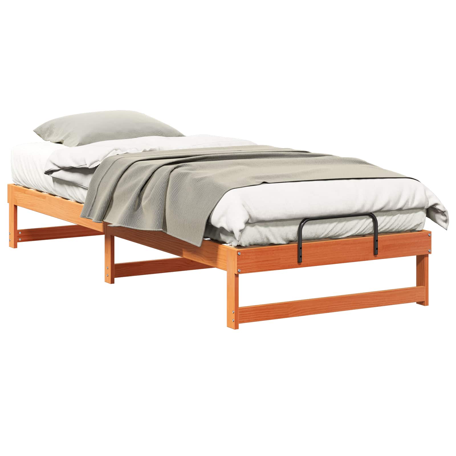 Estrutura da cama castanho 90 x 220 cm