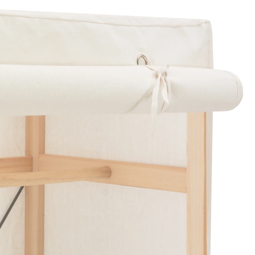Roupeiro 79x40x170 cm tecido branco