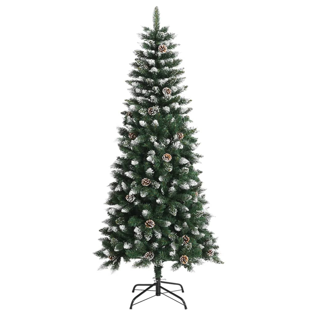 Árvore de natal artificial com suporte 150 cm PVC verde