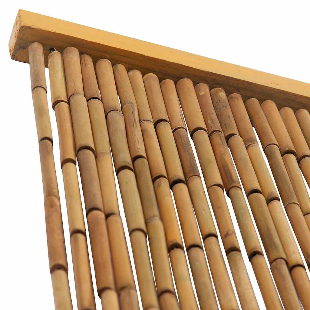 Cortina de porta anti-insetos em bambu 120x220 cm