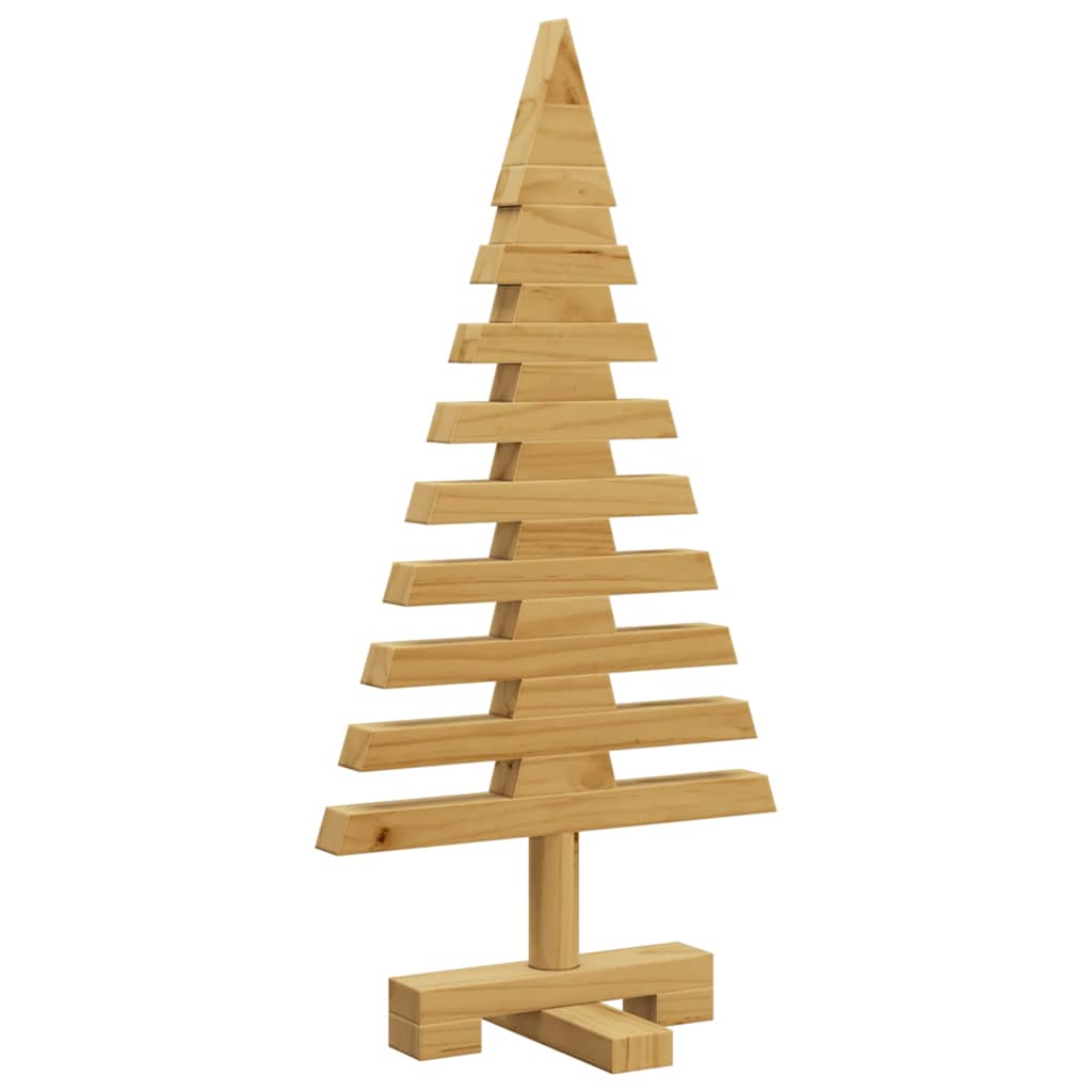 Árvore de natal de madeira madeira de pinho maciça