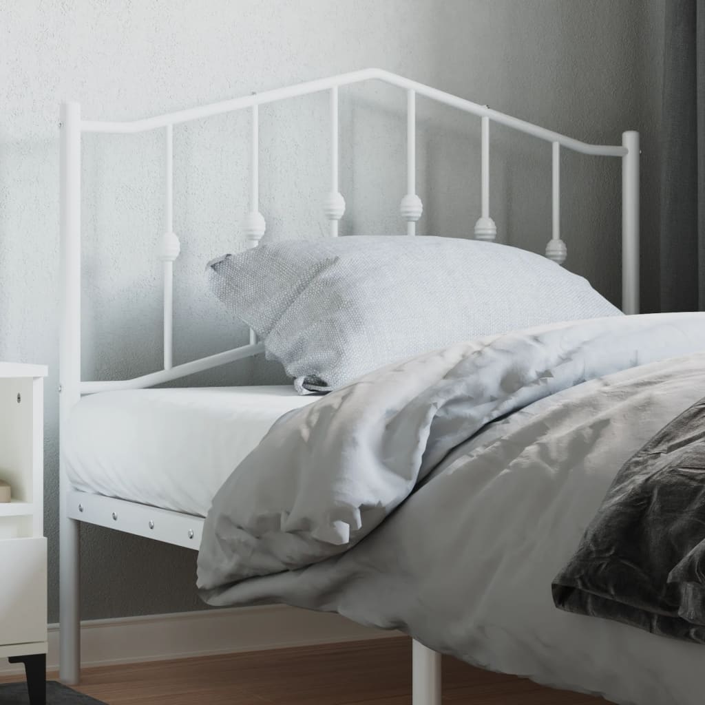 Cabeceira de substituição 107 cm metal branco