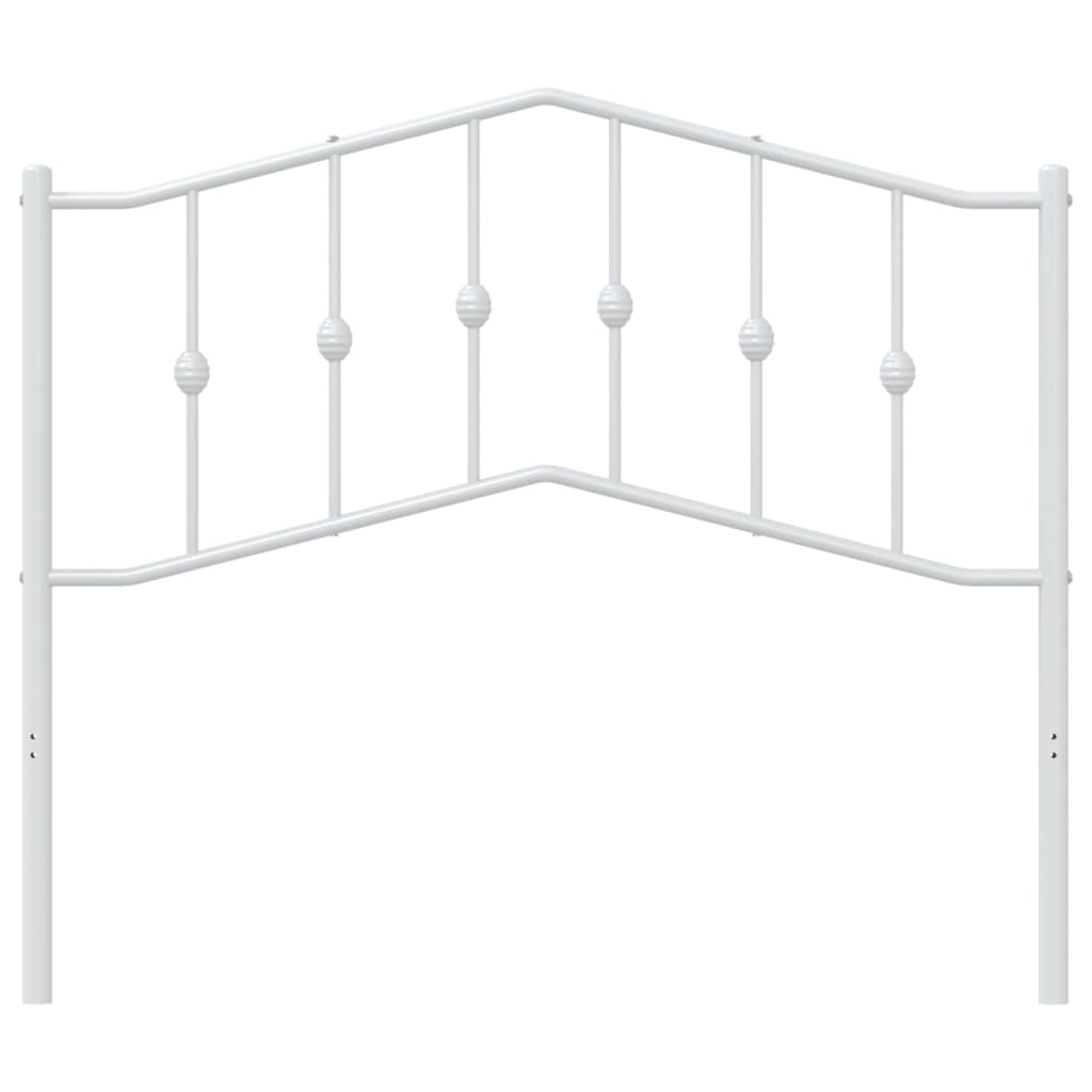 Cabeceira de substituição 107 cm metal branco