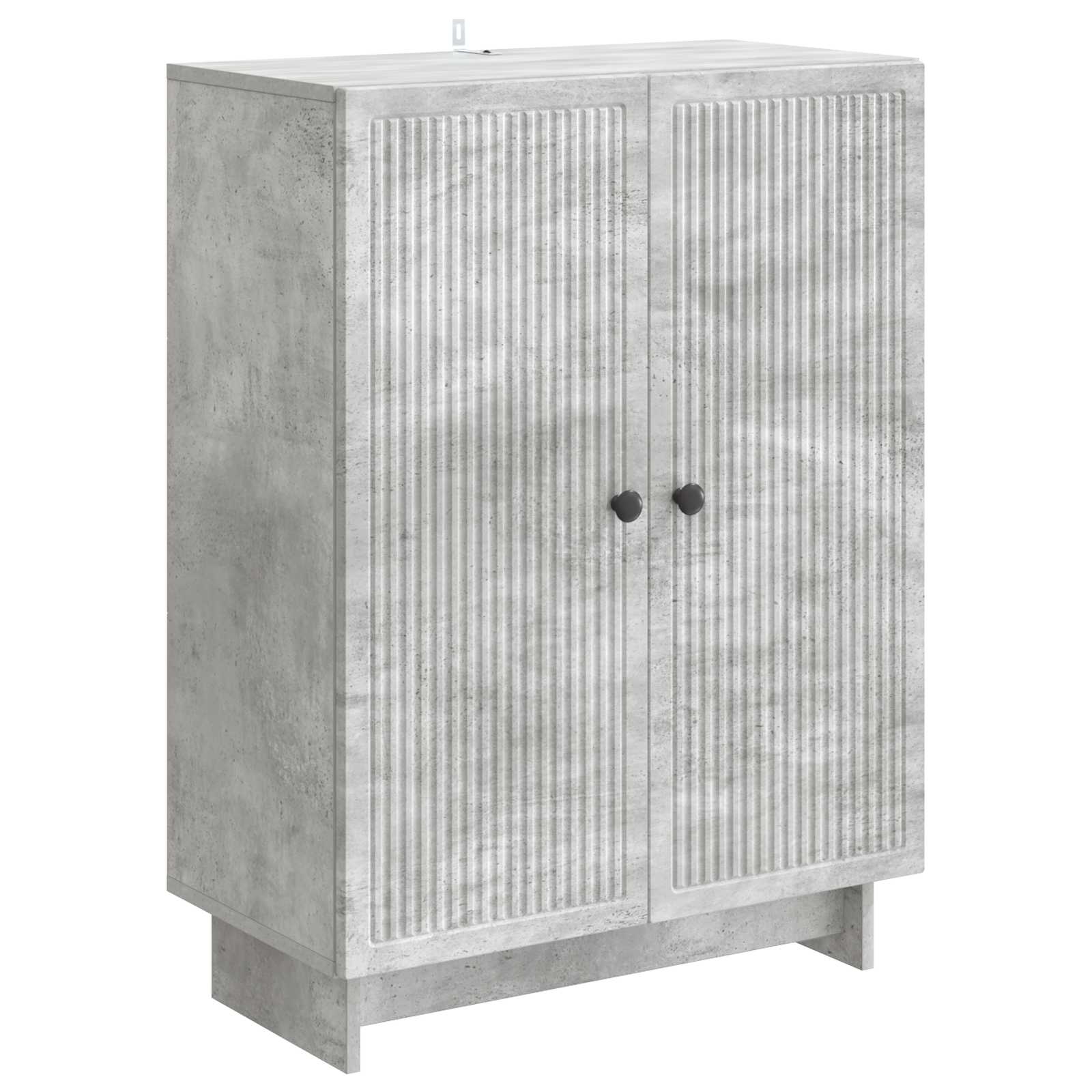 Buffet cinzento cimento 66 x 34,5 x 90 cm derivados de madeira