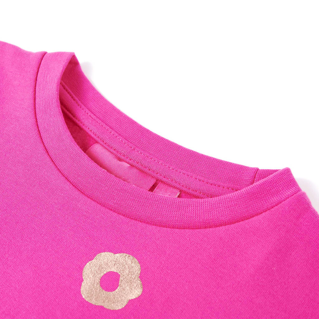Sweatshirt para criança rosa-escuro 104