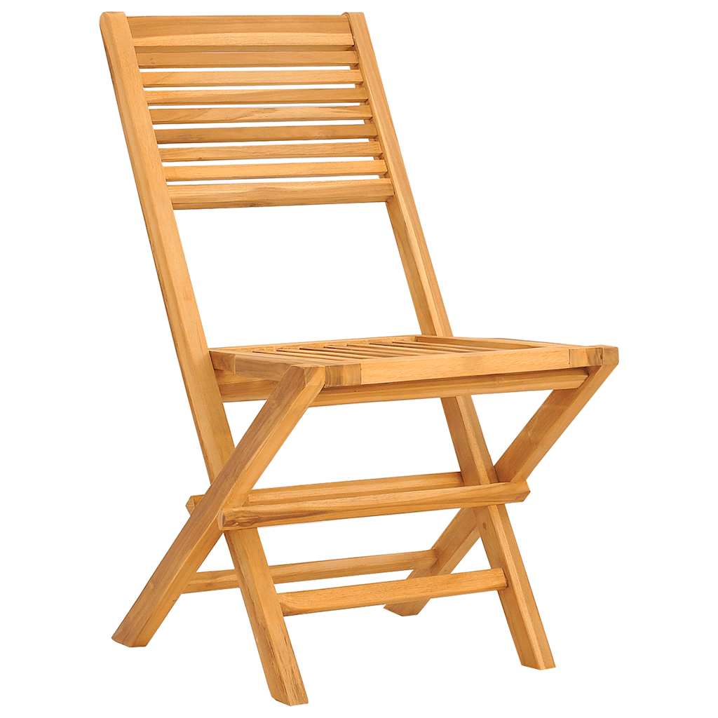 5 Pcs conjunto de jantar p/ jardim madeira de teca maciça