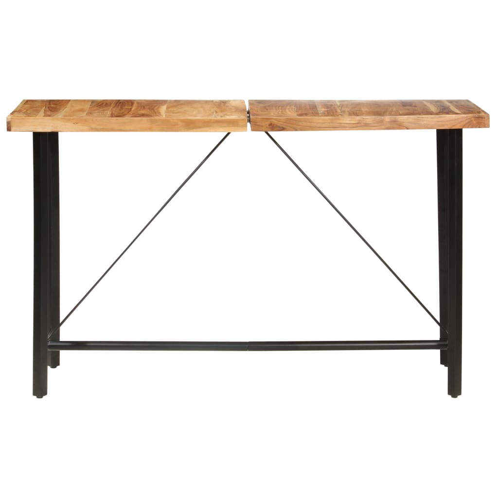 Mesa de bar 180x70x107 cm madeira de acácia maciça