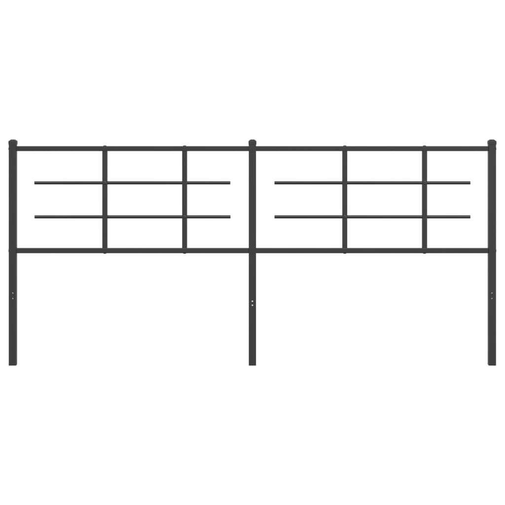 Cabeceira de substituição 193 cm metal preto