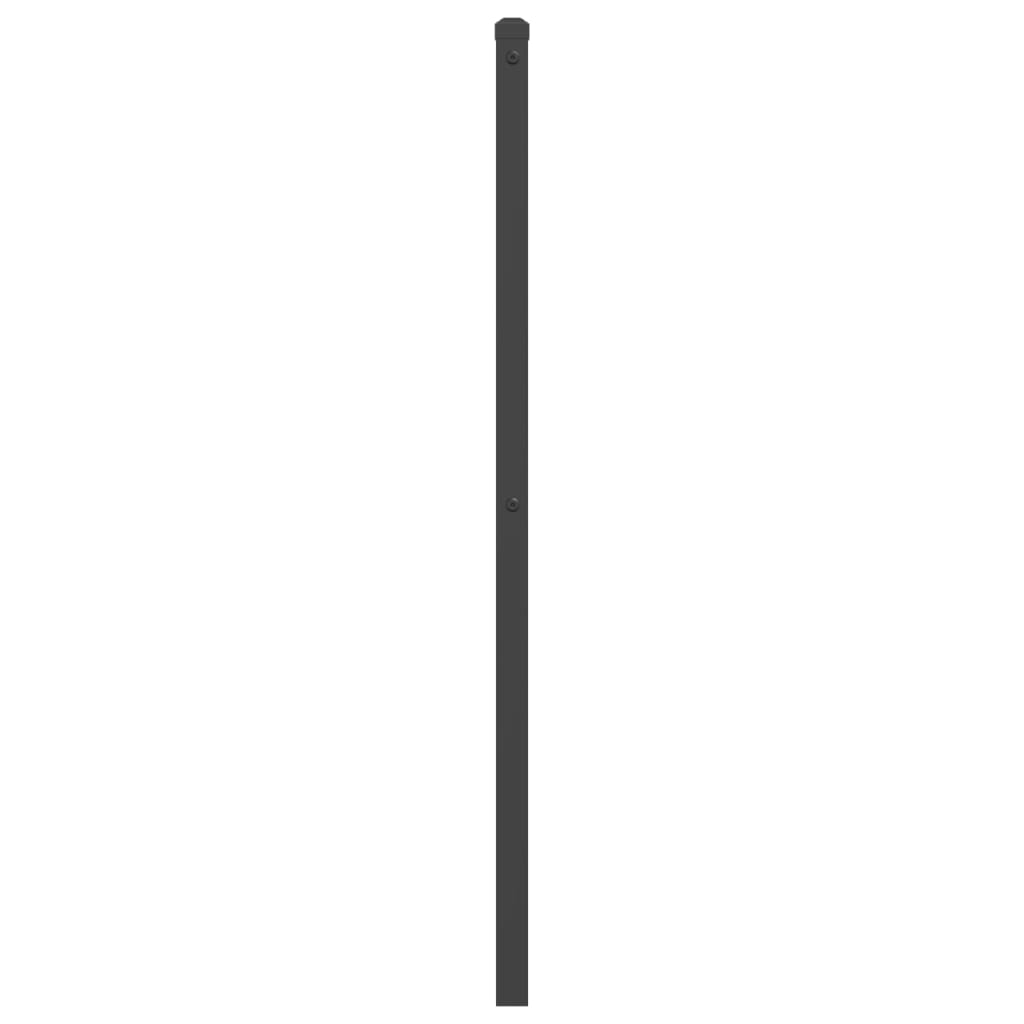 Cabeceira de substituição 193 cm metal preto