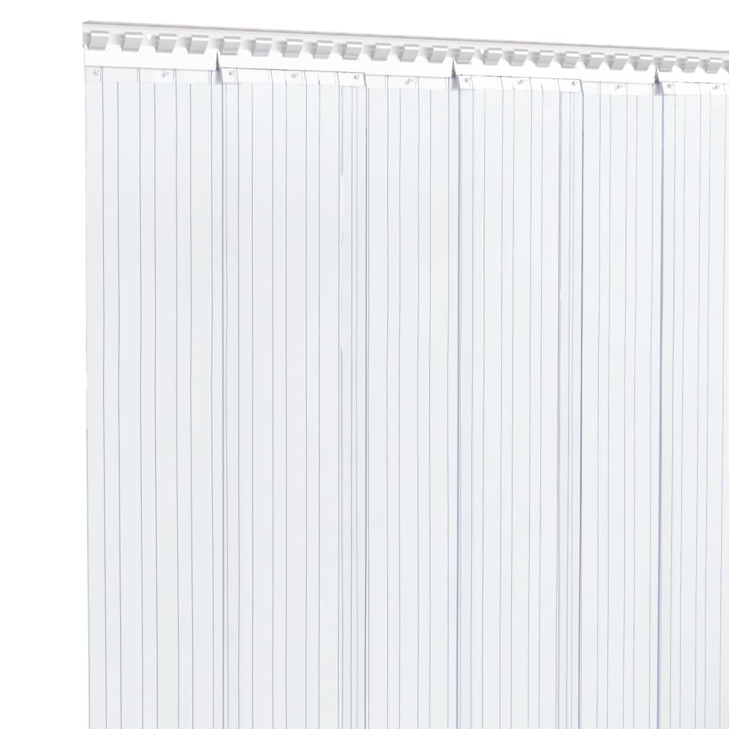 Cortina de porta 200 mm x 1,6 mm 50 m PVC transparente