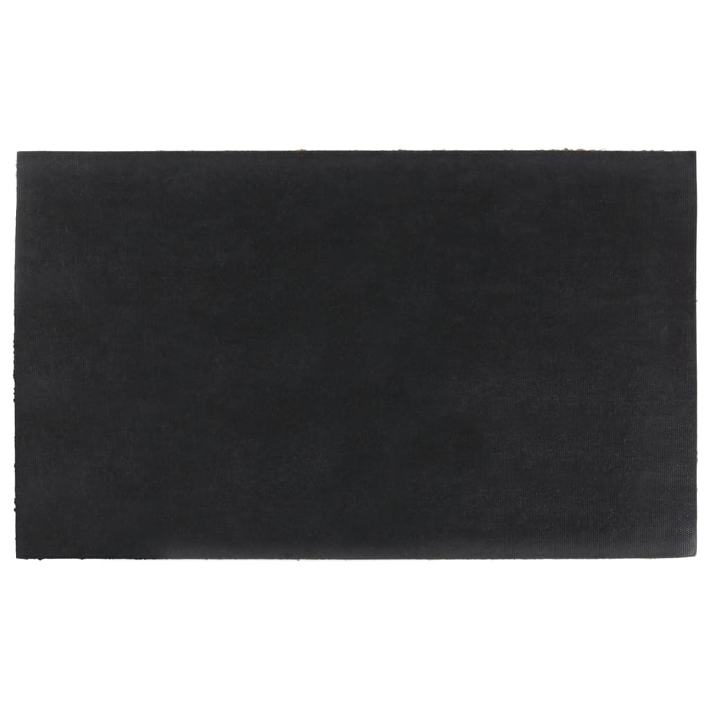 Tapete de porta 45x75 cm fibra de coco tufada natural