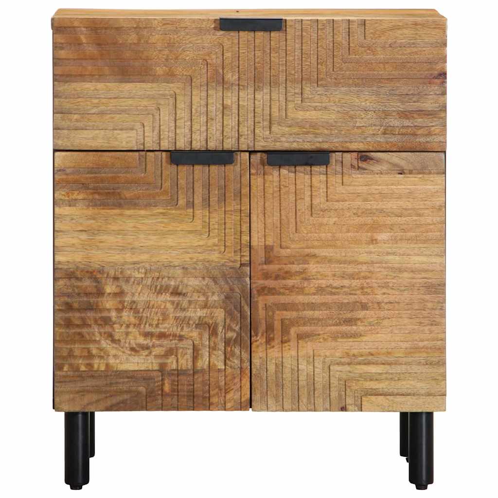 Mesa de cabeceira 50x33x60 cm madeira de mangueira maciça