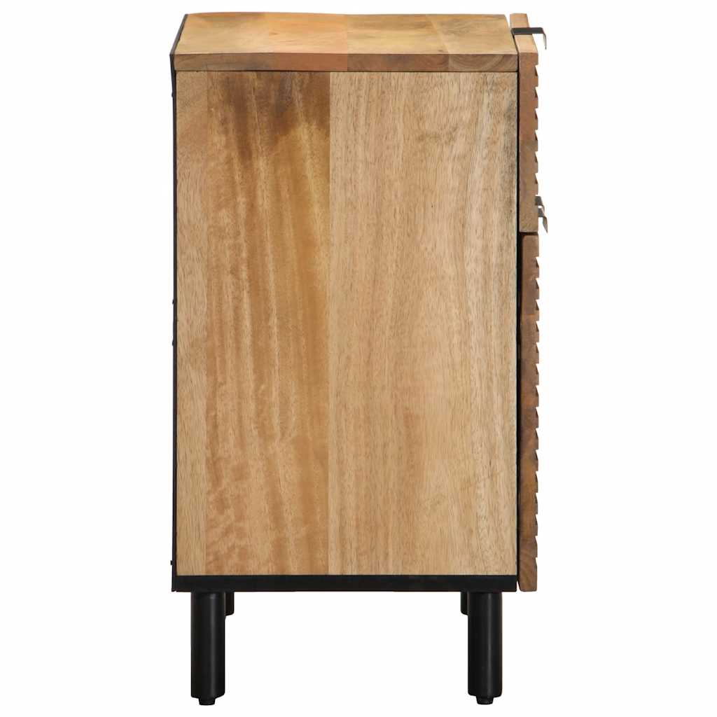 Mesa de cabeceira 50x33x60 cm madeira de mangueira maciça